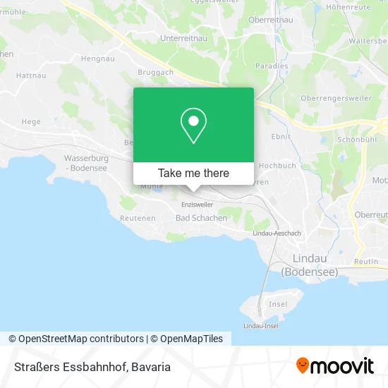 Карта Straßers Essbahnhof