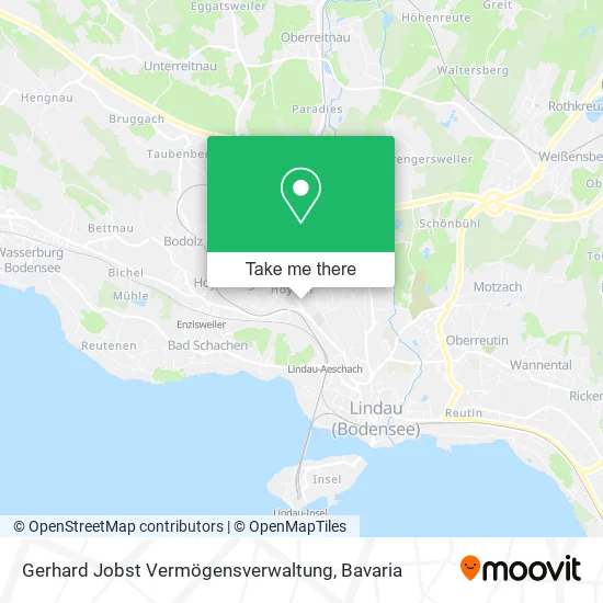 Карта Gerhard Jobst Vermögensverwaltung