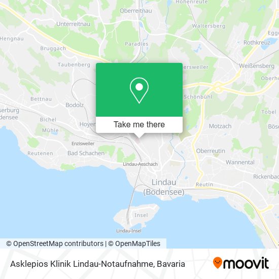 Asklepios Klinik Lindau-Notaufnahme map