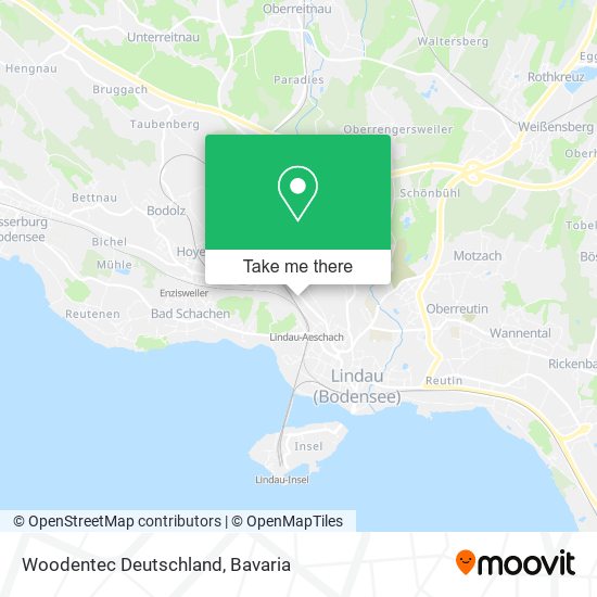 Woodentec Deutschland map