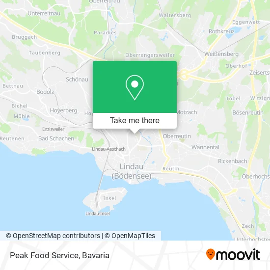 Карта Peak Food Service