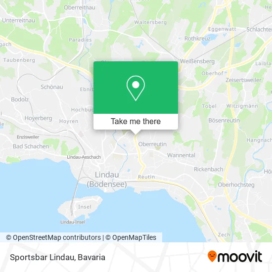 Карта Sportsbar Lindau