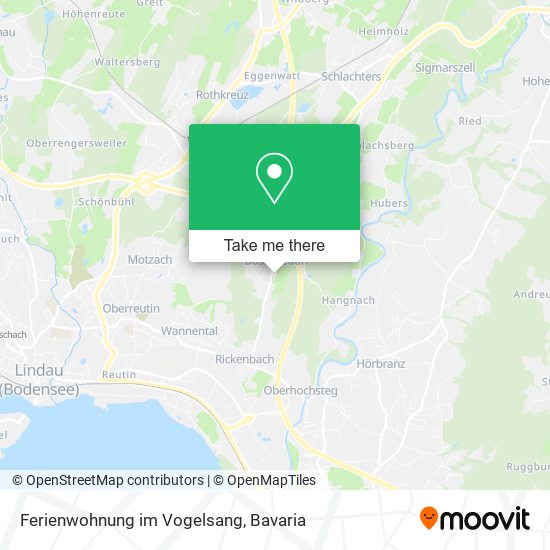Ferienwohnung im Vogelsang map