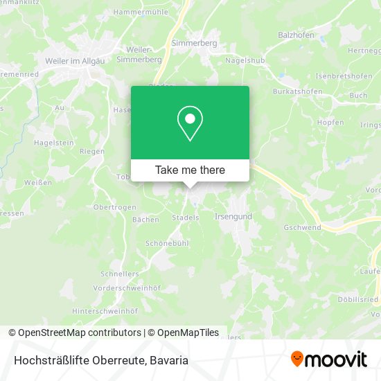 Hochsträßlifte Oberreute map