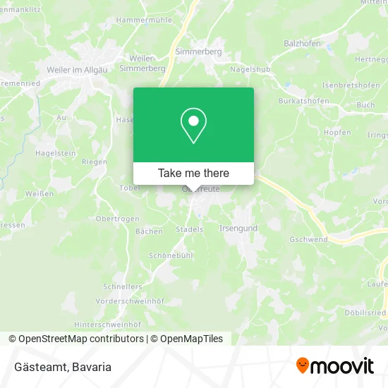 Карта Gästeamt