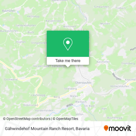 Gähwindehof Mountain Ranch Resort map
