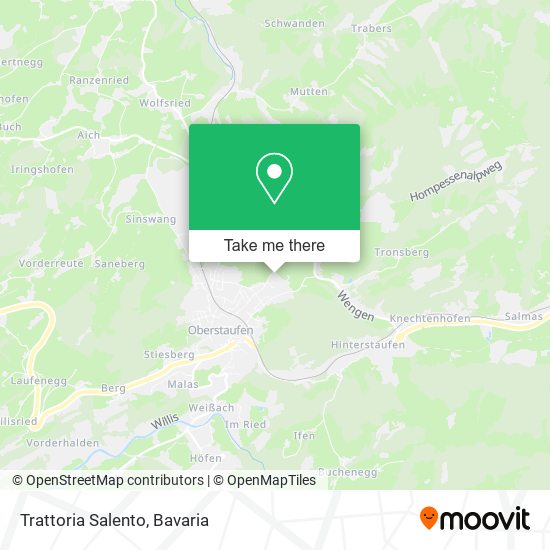 Карта Trattoria Salento