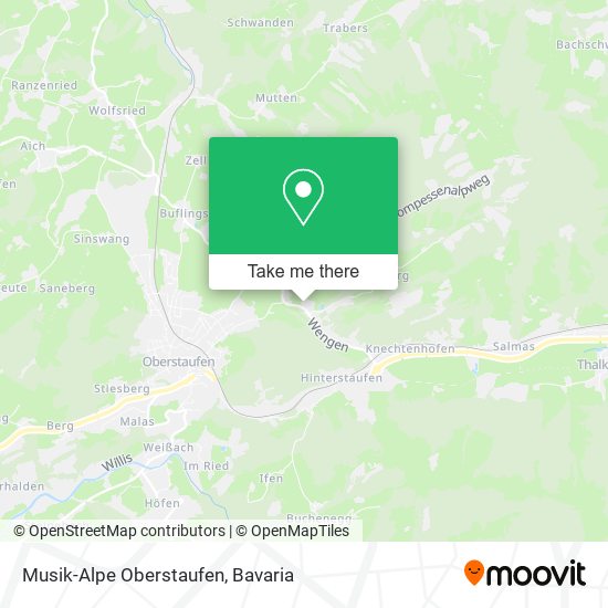 Musik-Alpe Oberstaufen map