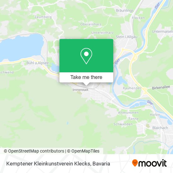 Kemptener Kleinkunstverein Klecks map