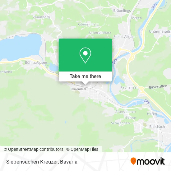 Карта Siebensachen Kreuzer