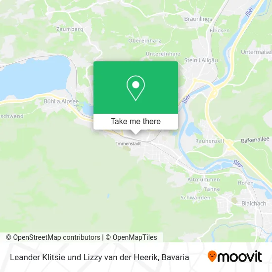 Карта Leander Klitsie und Lizzy van der Heerik