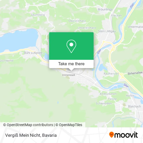 Карта Vergiß Mein Nicht
