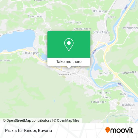 Карта Praxis für Kinder