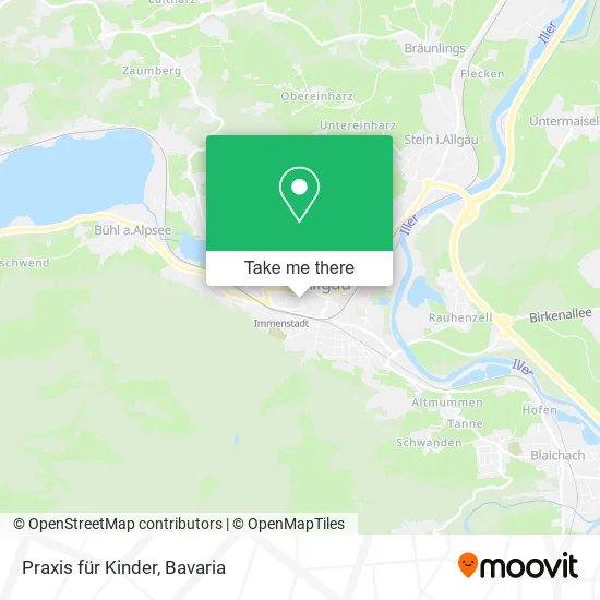 Карта Praxis für Kinder