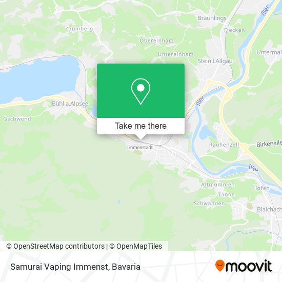 Samurai Vaping Immenst map