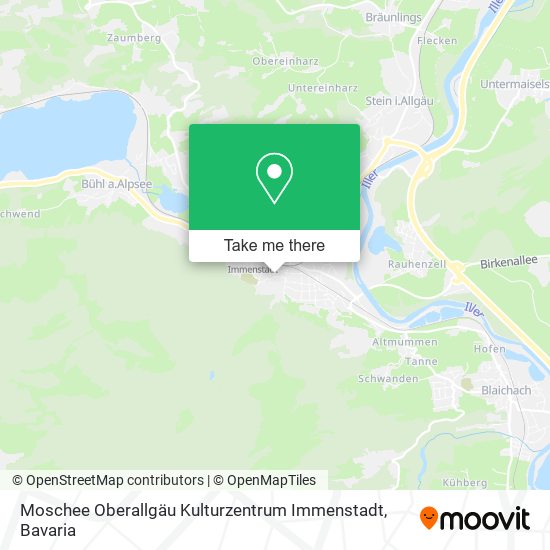 Moschee Oberallgäu Kulturzentrum Immenstadt map