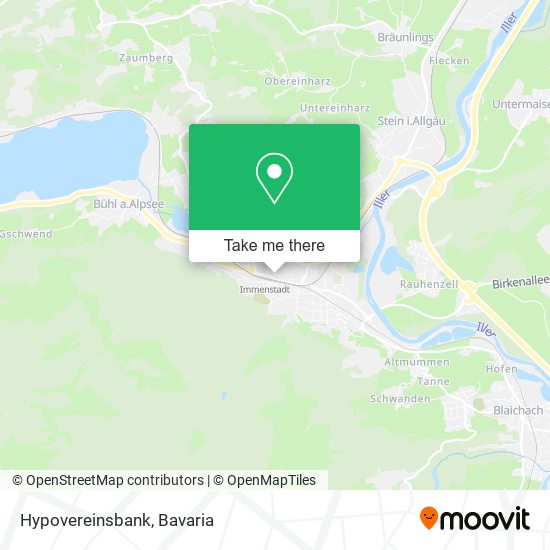 Hypovereinsbank map