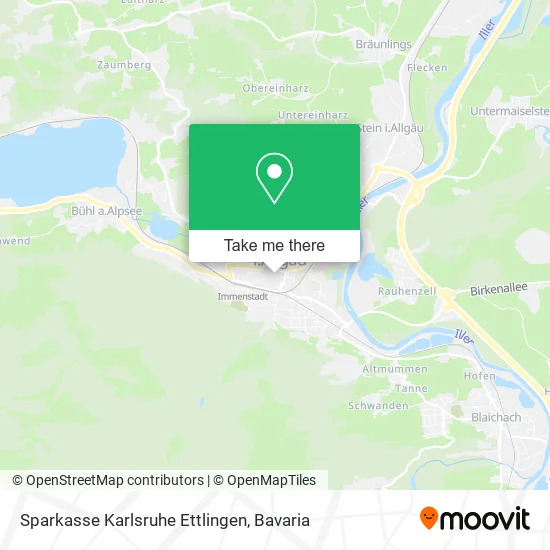 Карта Sparkasse Karlsruhe Ettlingen