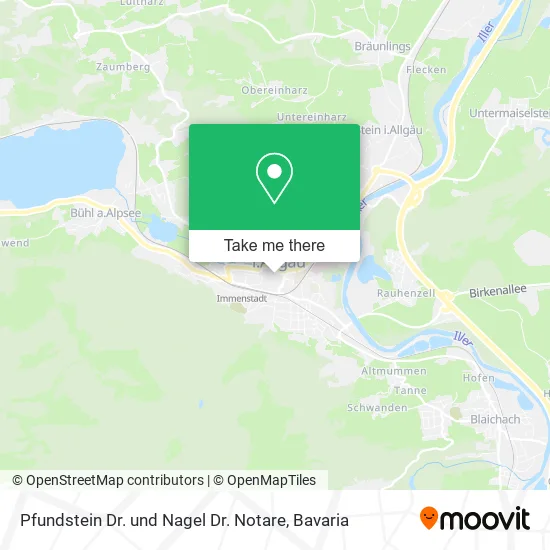 Карта Pfundstein Dr. und Nagel Dr. Notare