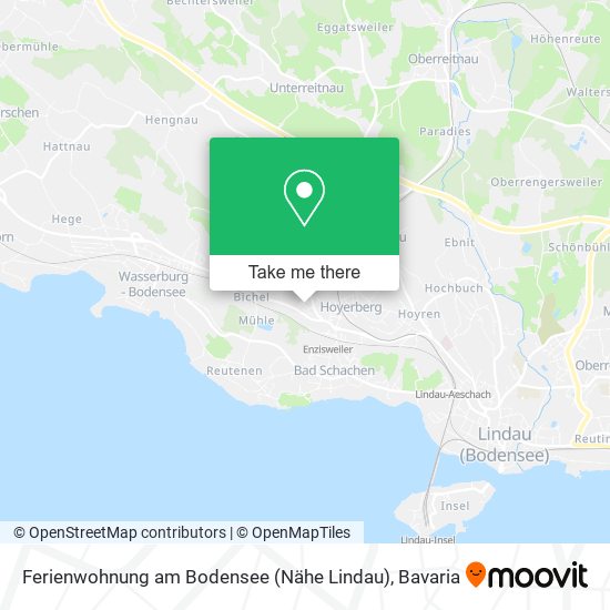 Карта Ferienwohnung am Bodensee (Nähe Lindau)