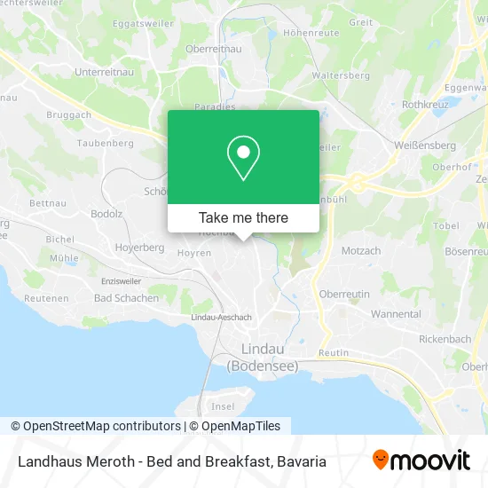 Карта Landhaus Meroth - Bed and Breakfast