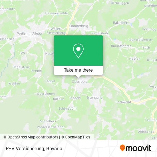 R+V Versicherung map