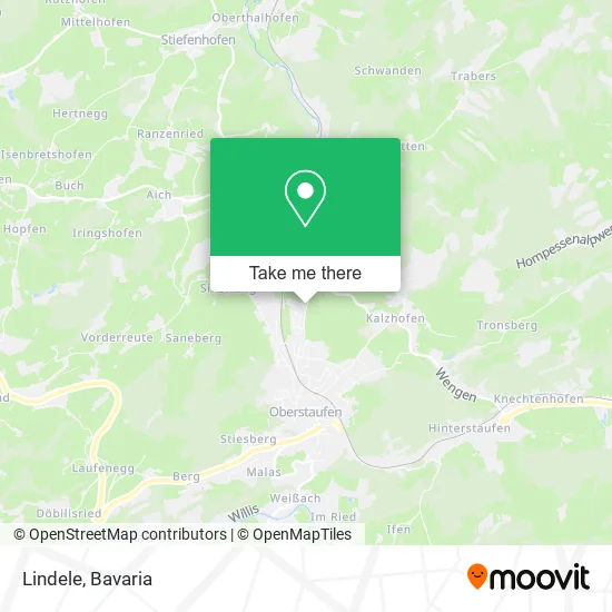 Карта Lindele
