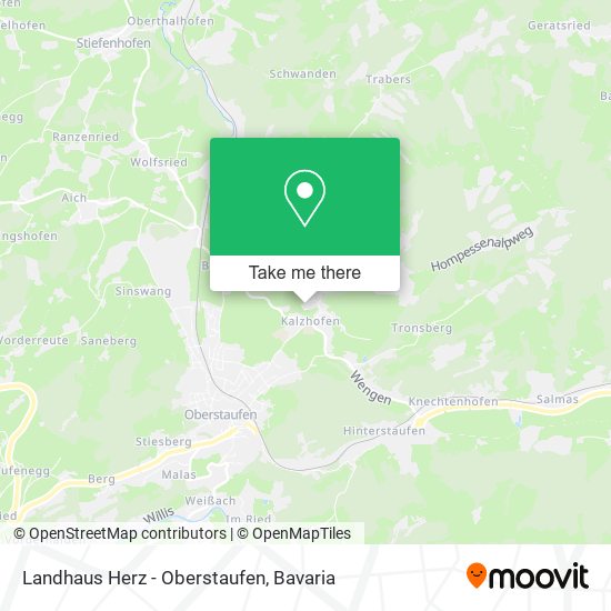 Landhaus Herz - Oberstaufen map