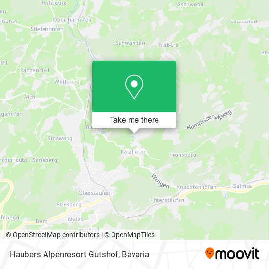 Haubers Alpenresort Gutshof map