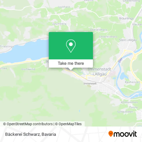 Карта Bäckerei Schwarz