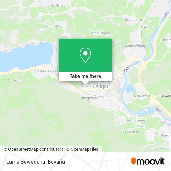 Lama Bewegung map