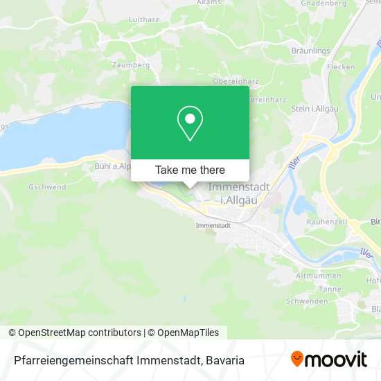 Pfarreiengemeinschaft Immenstadt map