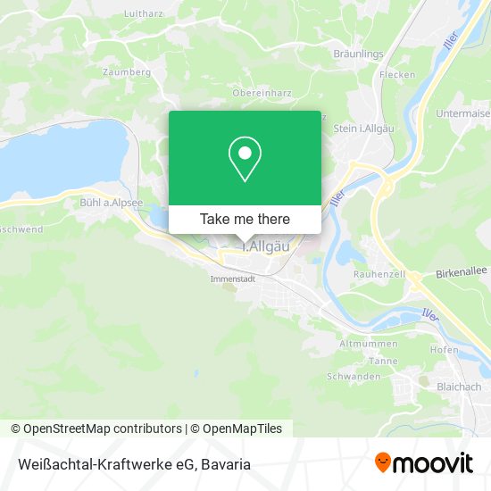 Weißachtal-Kraftwerke eG map