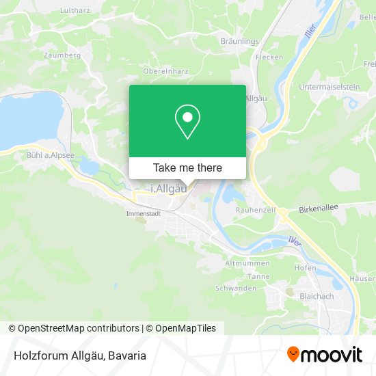 Holzforum Allgäu map