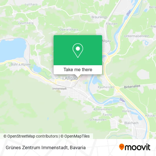 Карта Grünes Zentrum Immenstadt