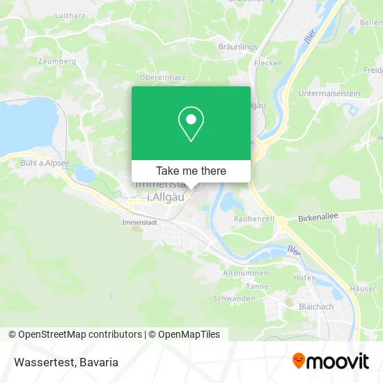 Карта Wassertest