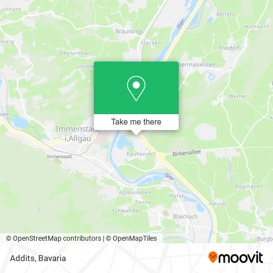 Карта Addits