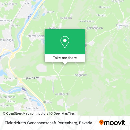 Elektrizitäts-Genossenschaft Rettenberg map