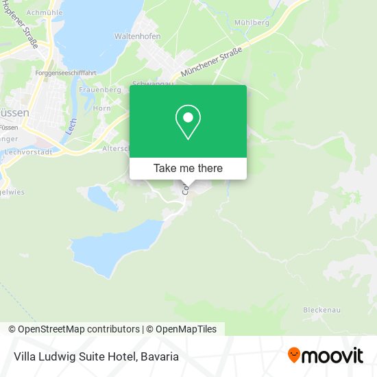 Villa Ludwig Suite Hotel map