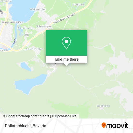 Карта Pöllatschlucht