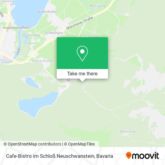 Cafe-Bistro im Schloß Neuschwanstein map