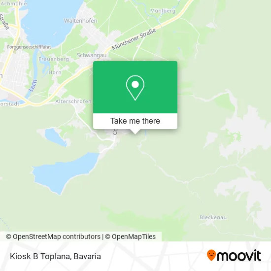 Карта Kiosk B Toplana