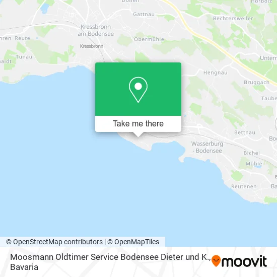 Карта Moosmann Oldtimer Service Bodensee Dieter und K.