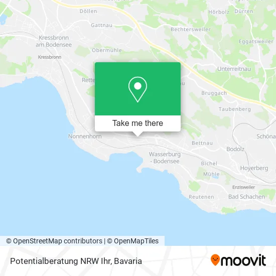 Карта Potentialberatung NRW Ihr