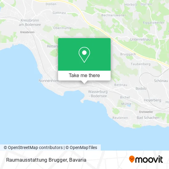 Карта Raumausstattung Brugger