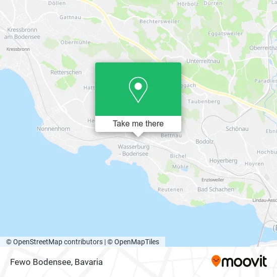 Карта Fewo Bodensee