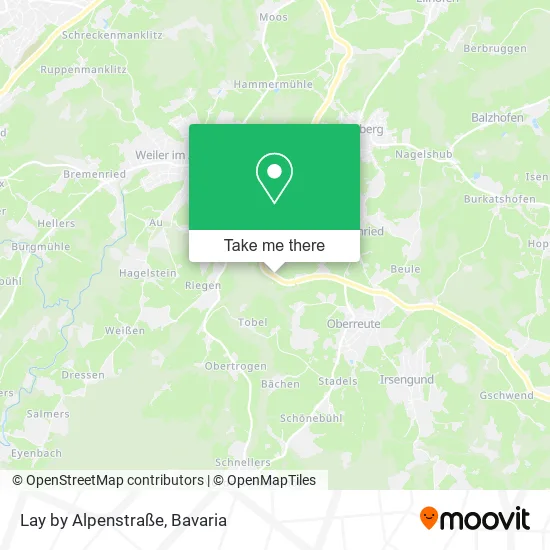 Карта Lay by Alpenstraße