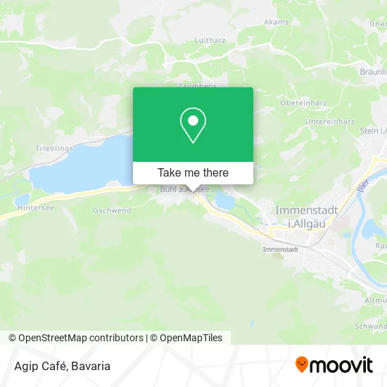 Карта Agip Café