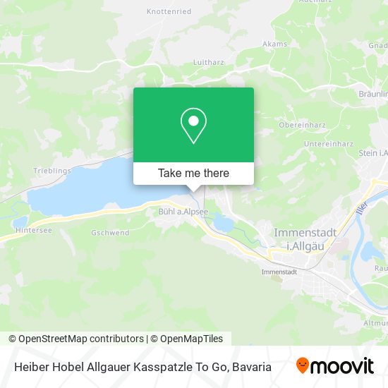Heiber Hobel Allgauer Kasspatzle To Go map