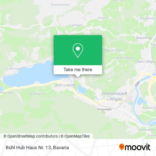 Bühl Hub Haus Nr. 13 map